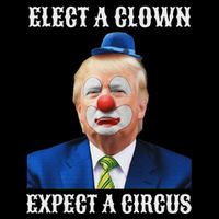 Impeach Anti Trump Elect A Clown Expect A Circus Fun Gift 16 in Basic Backpack