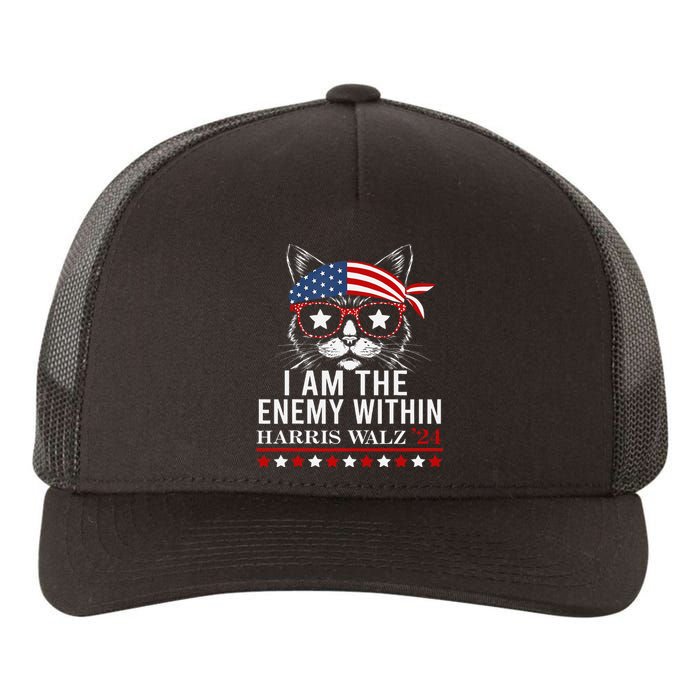 I Am The Enemy Within Kamala Harris 2024 Merch Yupoong Adult 5-Panel Trucker Hat