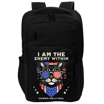 I Am The Enemy Within Harris Walz 2024 Impact Tech Backpack