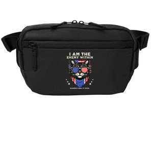 I Am The Enemy Within Harris Walz 2024 Crossbody Pack