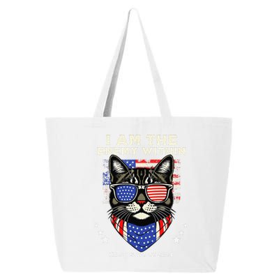 I Am The Enemy Within Harris Walz 2024 25L Jumbo Tote