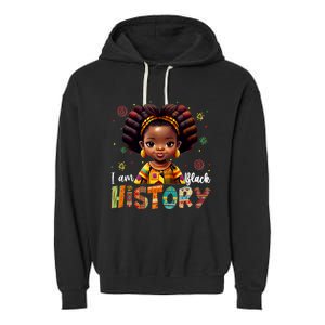 I Am The Strong African Queen Black History Month Garment-Dyed Fleece Hoodie