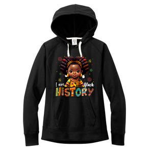 I Am The Strong African Queen Black History Month Women's Fleece Hoodie