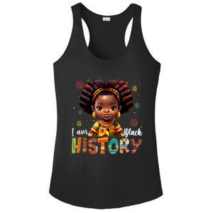 I Am The Strong African Queen Black History Month Ladies PosiCharge Competitor Racerback Tank