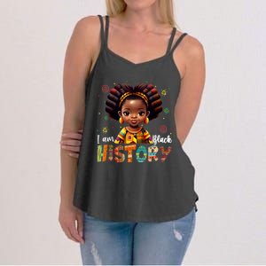 I Am The Strong African Queen Black History Month Women's Strappy Tank