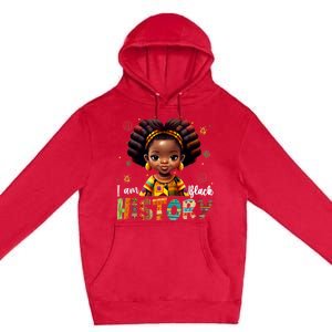 I Am The Strong African Queen Black History Month Premium Pullover Hoodie