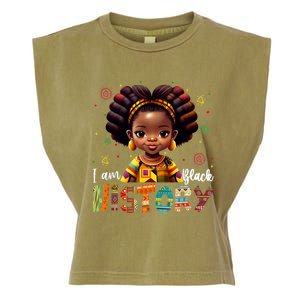 I Am The Strong African Queen Black History Month Garment-Dyed Women's Muscle Tee