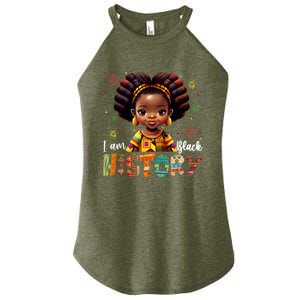 I Am The Strong African Queen Black History Month Women's Perfect Tri Rocker Tank