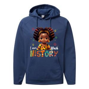 I Am The Strong African Queen Black History Month Performance Fleece Hoodie