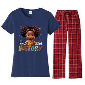 I Am The Strong African Queen Black History Month Women's Flannel Pajama Set