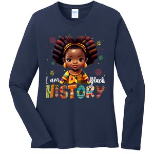 I Am The Strong African Queen Black History Month Ladies Long Sleeve Shirt