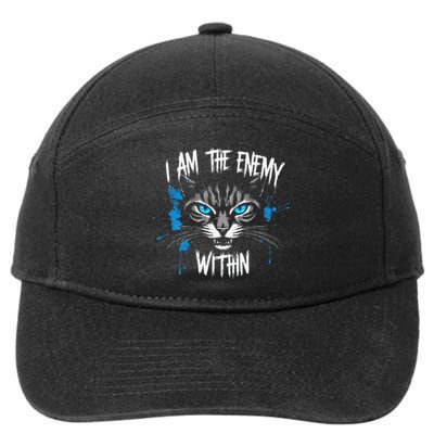 I Am The Enemy Within Kamala Harris 2024 Merch 7-Panel Snapback Hat