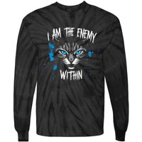 I Am The Enemy Within Kamala Harris 2024 Merch Tie-Dye Long Sleeve Shirt