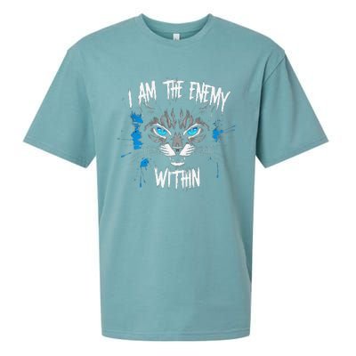 I Am The Enemy Within Kamala Harris 2024 Merch Sueded Cloud Jersey T-Shirt