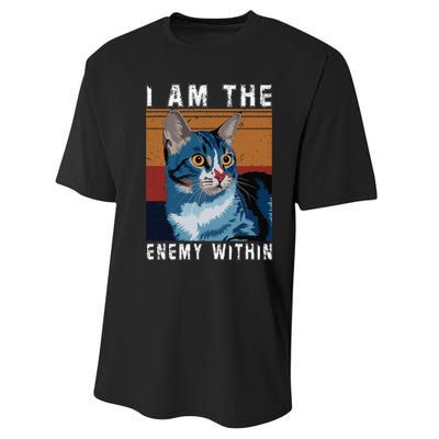 I Am The Enemy Within Kamala Harris 2024 Merch Performance Sprint T-Shirt