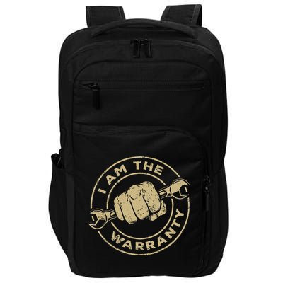 I Am The Warranty Car Lover Impact Tech Backpack