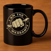 I Am The Warranty Car Lover 11oz C Handle Ceramic Mug
