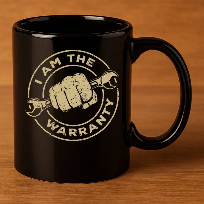 I Am The Warranty Car Lover 11oz C Handle Ceramic Mug