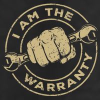 I Am The Warranty Car Lover 25L Jumbo Tote
