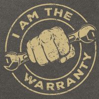 I Am The Warranty Car Lover Cotton Canvas Backpack