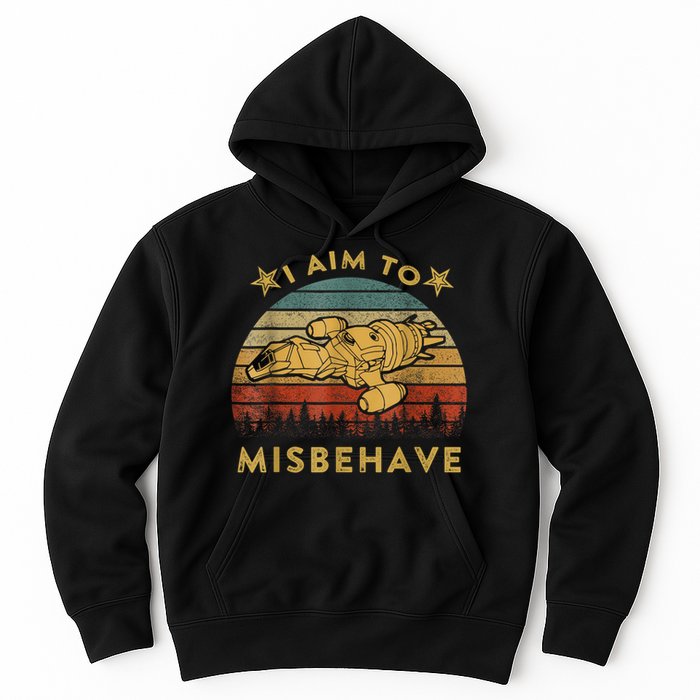 I Aim To Misbehave Firefly Hoodie