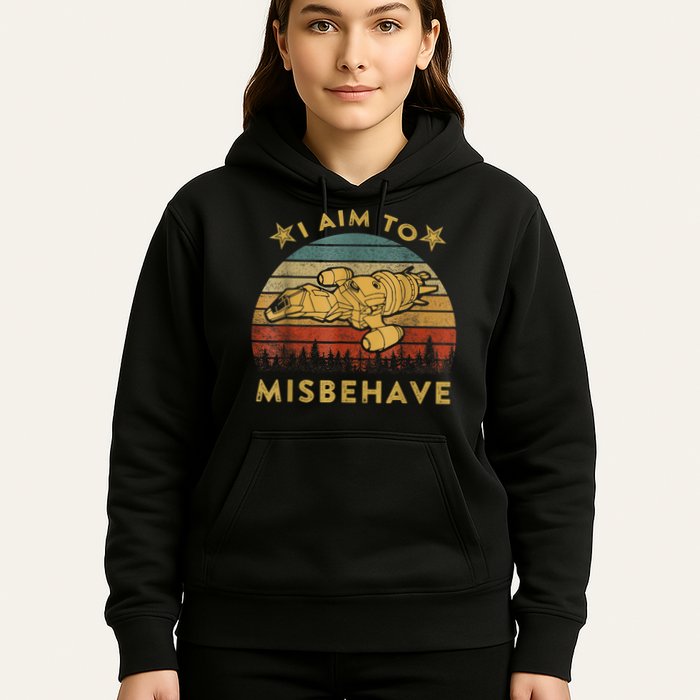 I Aim To Misbehave Firefly Hoodie