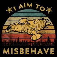 I Aim To Misbehave Firefly Hoodie