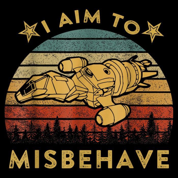 I Aim To Misbehave Firefly Hoodie