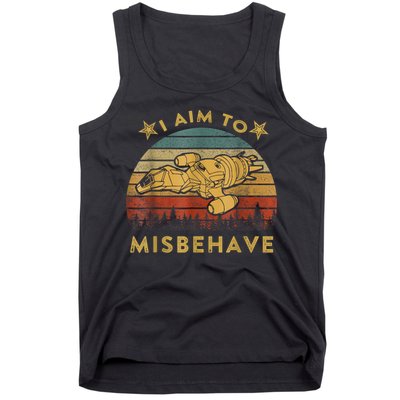 I Aim To Misbehave Firefly Tank Top