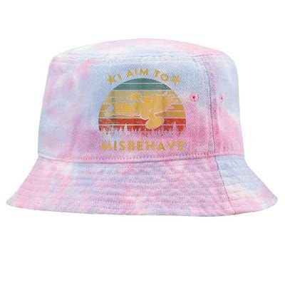 I Aim To Misbehave Firefly Tie-Dyed Bucket Hat