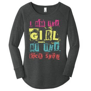 I Am The Girl At The R.O.C.K Show Funny Punk Rock Music Lover Women's Perfect Tri Tunic Long Sleeve Shirt