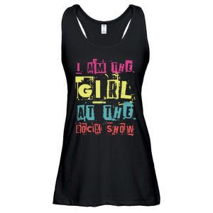 I Am The Girl At The R.O.C.K Show Funny Punk Rock Music Lover Ladies Essential Flowy Tank