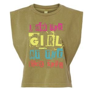 I Am The Girl At The R.O.C.K Show Funny Punk Rock Music Lover Garment-Dyed Women's Muscle Tee