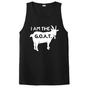 I Am The GOAT Greatest Of All Time Athletics Champion PosiCharge Competitor Tank