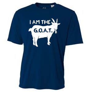 I Am The GOAT Greatest Of All Time Athletics Champion Cooling Performance Crew T-Shirt