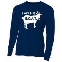 I Am The GOAT Greatest Of All Time Athletics Champion Cooling Performance Long Sleeve Crew