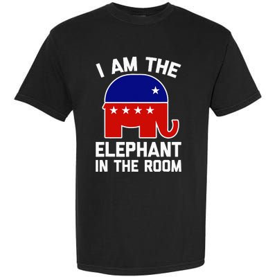 I Am The Elephant In The Room  Funny Pro-Trump 2024  Garment-Dyed Heavyweight T-Shirt