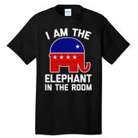 I Am The Elephant In The Room  Funny Pro-Trump 2024  Tall T-Shirt