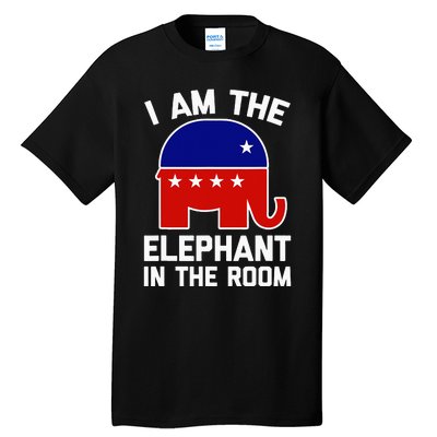 I Am The Elephant In The Room  Funny Pro-Trump 2024  Tall T-Shirt