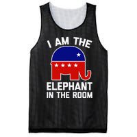 I Am The Elephant In The Room  Funny Pro-Trump 2024  Mesh Reversible Basketball Jersey Tank