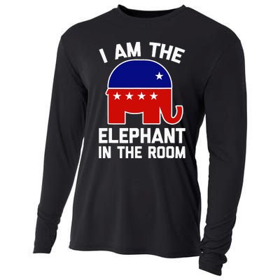 I Am The Elephant In The Room  Funny Pro-Trump 2024  Cooling Performance Long Sleeve Crew