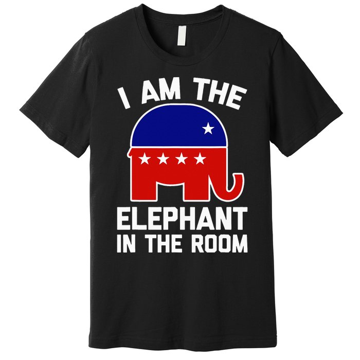 I Am The Elephant In The Room  Funny Pro-Trump 2024  Premium T-Shirt