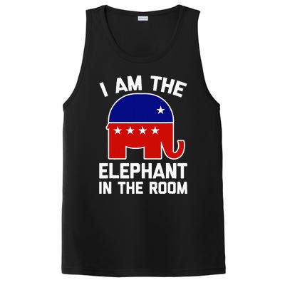 I Am The Elephant In The Room  Funny Pro-Trump 2024  PosiCharge Competitor Tank