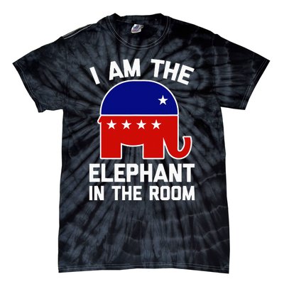 I Am The Elephant In The Room  Funny Pro-Trump 2024  Tie-Dye T-Shirt