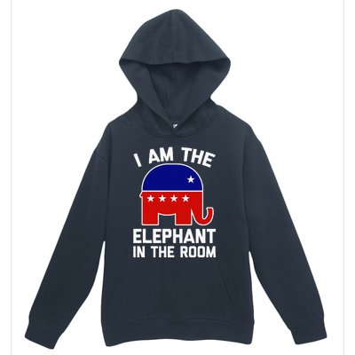 I Am The Elephant In The Room  Funny Pro-Trump 2024  Urban Pullover Hoodie