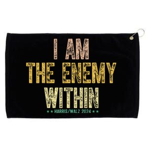 I Am The Enemy Within Grommeted Golf Towel