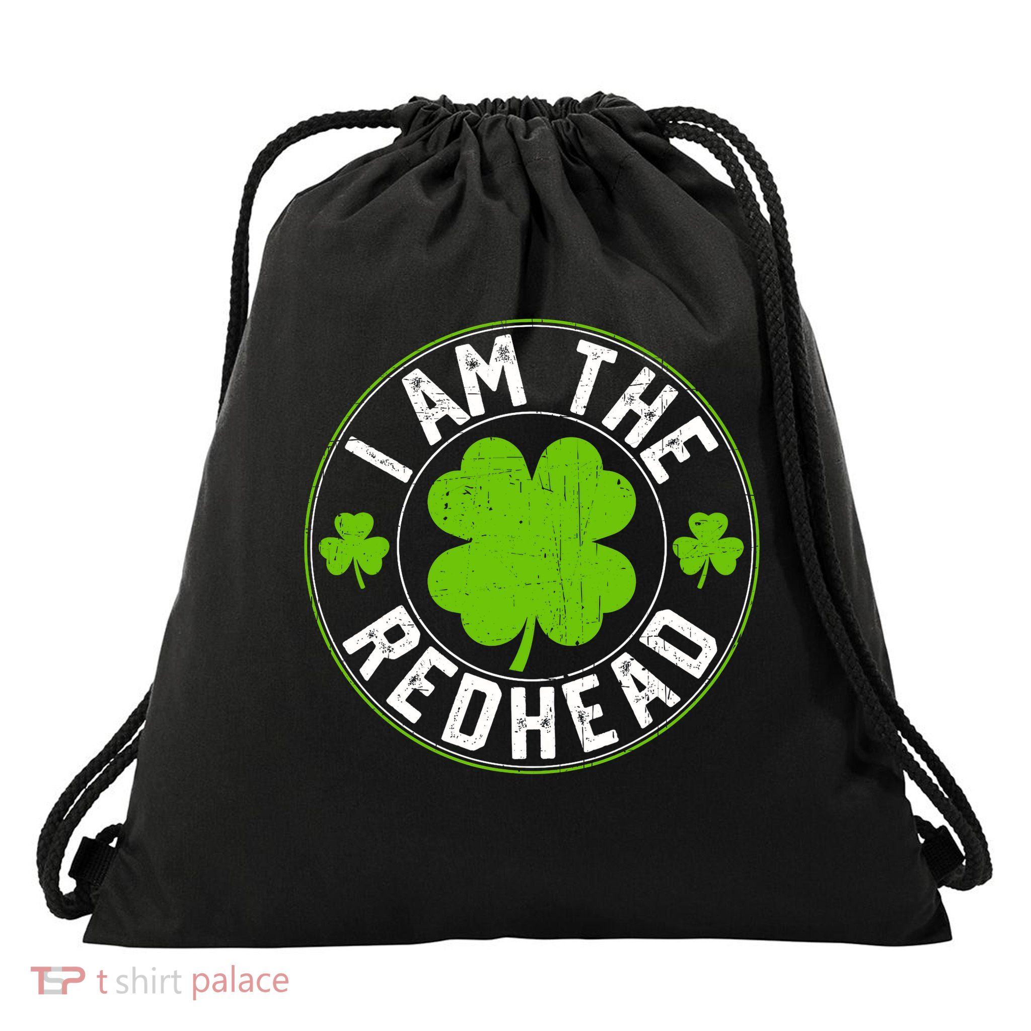 I Am The Redhead Dibs Redhead Funny St Patricks day Womens  Drawstring Bag