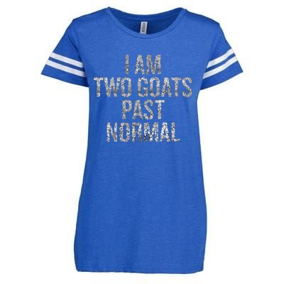 I Am Two Goats Past Normal Enza Ladies Jersey Football T-Shirt