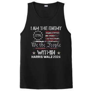 I Am The Enemy Within Harris Walz 2024 PosiCharge Competitor Tank