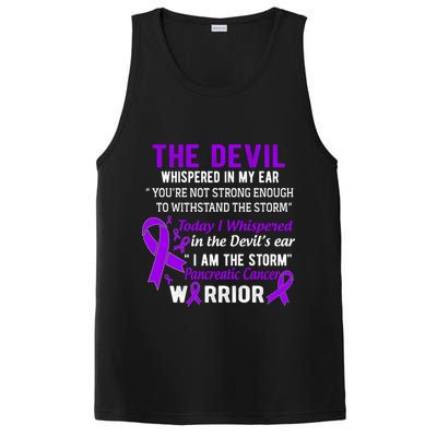I Am The Storm Pancreatic Cancer Warrior Gift PosiCharge Competitor Tank